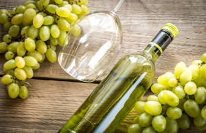 Sauvignon Blanc Wine Grapes Glass